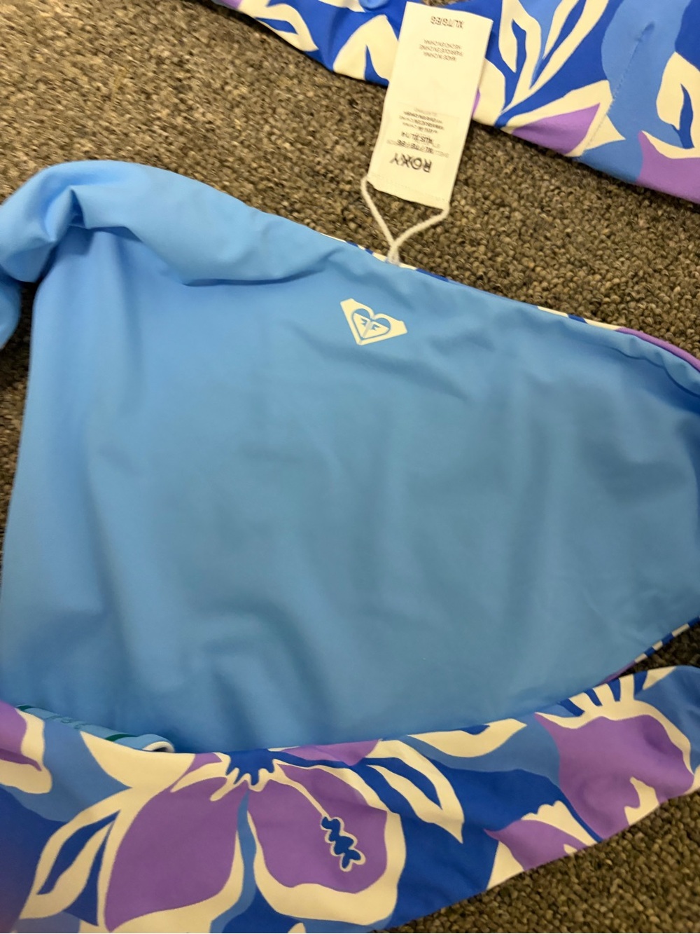 New Roxy Reversible Bikini Swimsuit L/XL - Picture 3 of 4